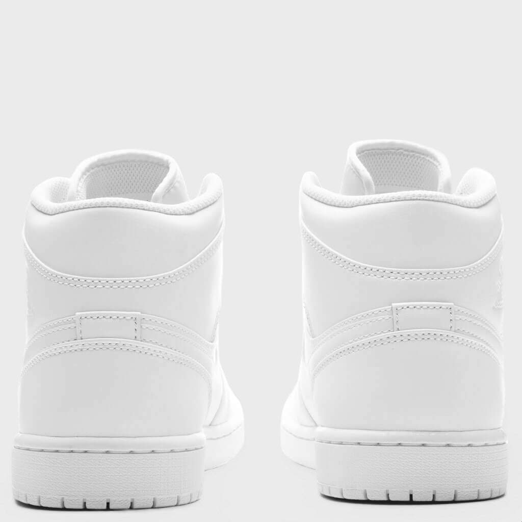 Air Jordan 1 Mid - Triple White