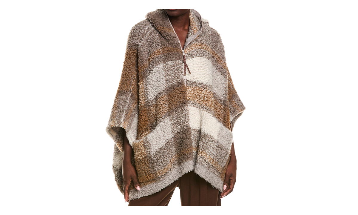 Brunello Cucinelli Cashmere Hooded Poncho Jacket WMNS "Taupe" BRUN731