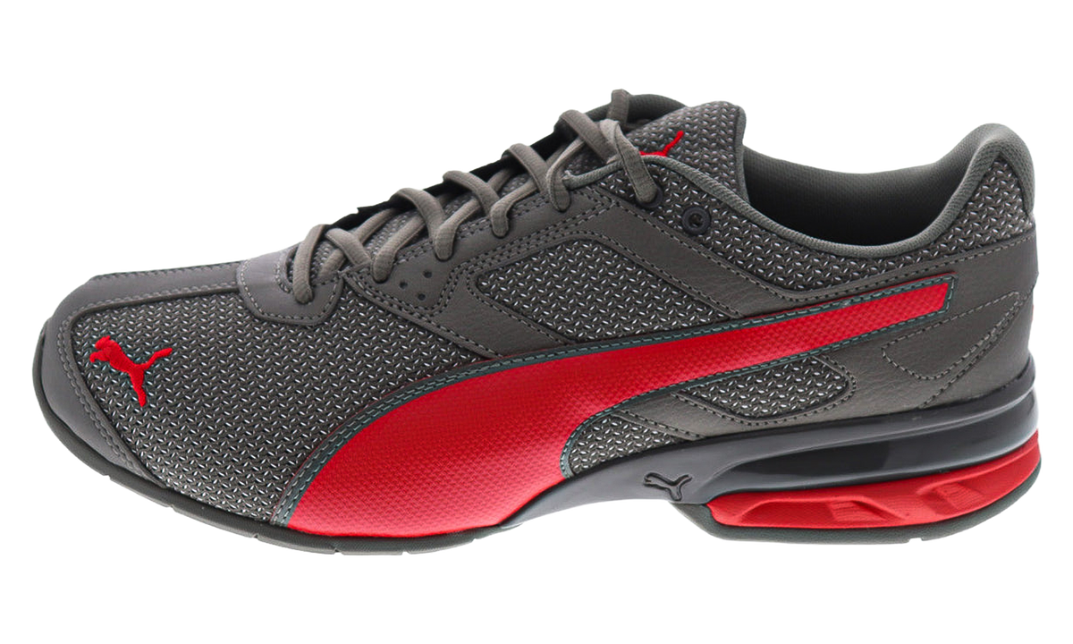 PUMA Tazon 6 Zag "Charcoal Grey / High Risk Red" 192489 02