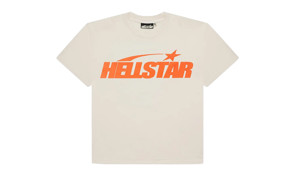 Hellstar Classic T-Shirt "White/Orange" HSR080