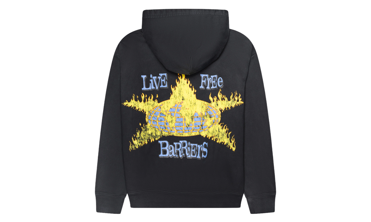 BARRIERS World In Flames Hoodie "Black" BAR74