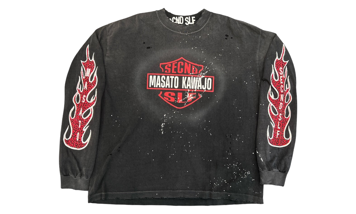 SECND SLF Firestorm Vintage LS x Masato Kawajo "Black" MSTOLS-BLK