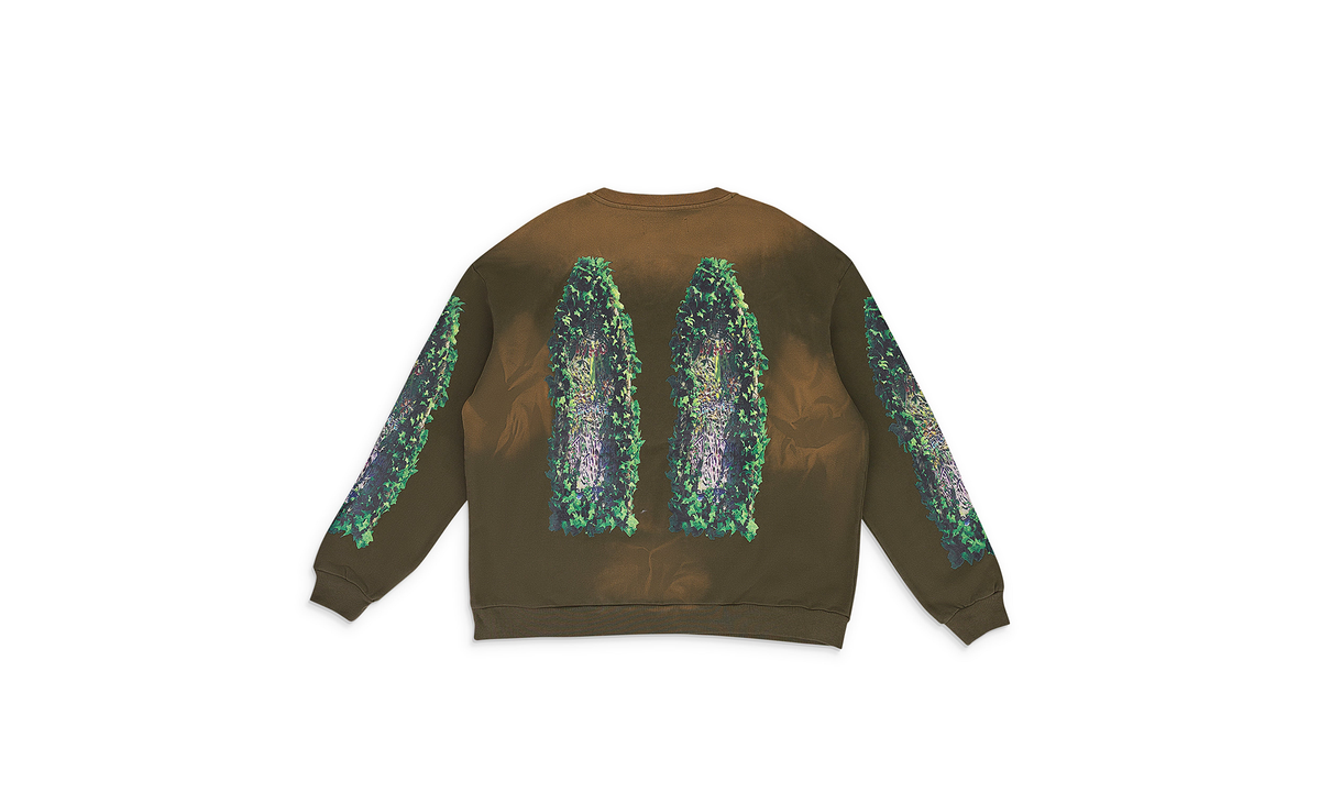 Who Decides War GARDEN GLASS SWEATSHIRT "GREEN" 11100200011AW23