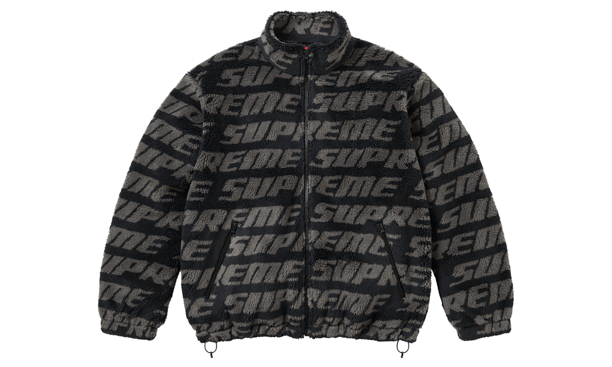 SUPREME Repeat Jaquard Fleece Jacket "FW26 - Black" SU28444