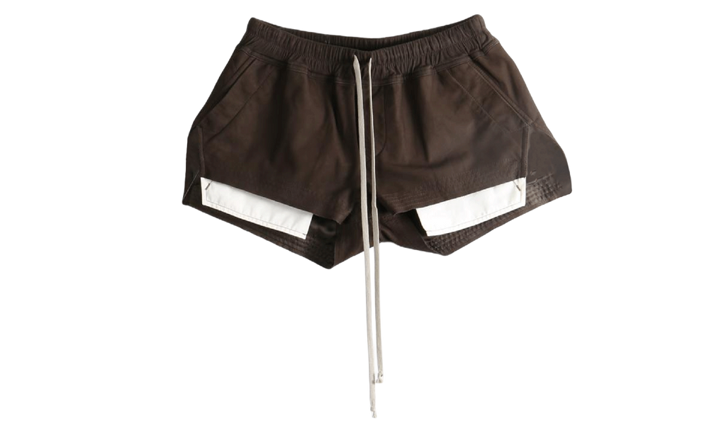 Rick Owens Fog Boxers Shorts WMNS "Grease" RP02F5316 LBS 84