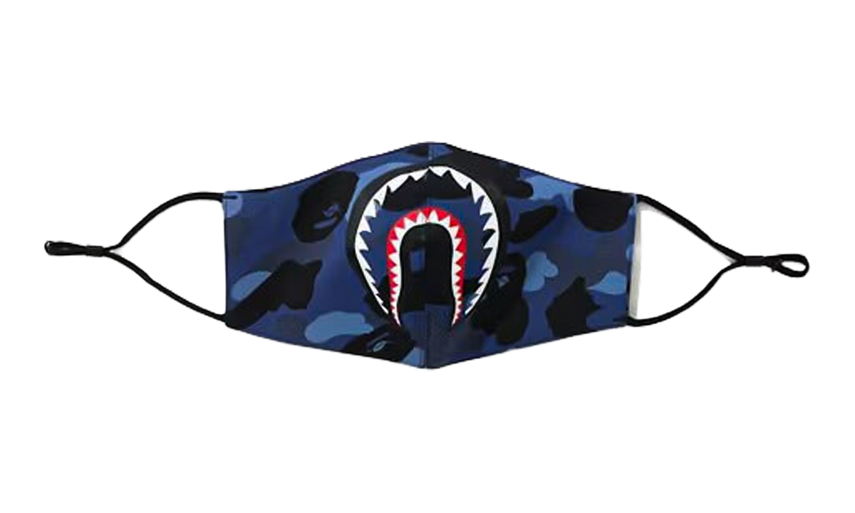 Bape Color Camo Shark Mask (SS21) "Navy" 1H20 182 039 NAVY