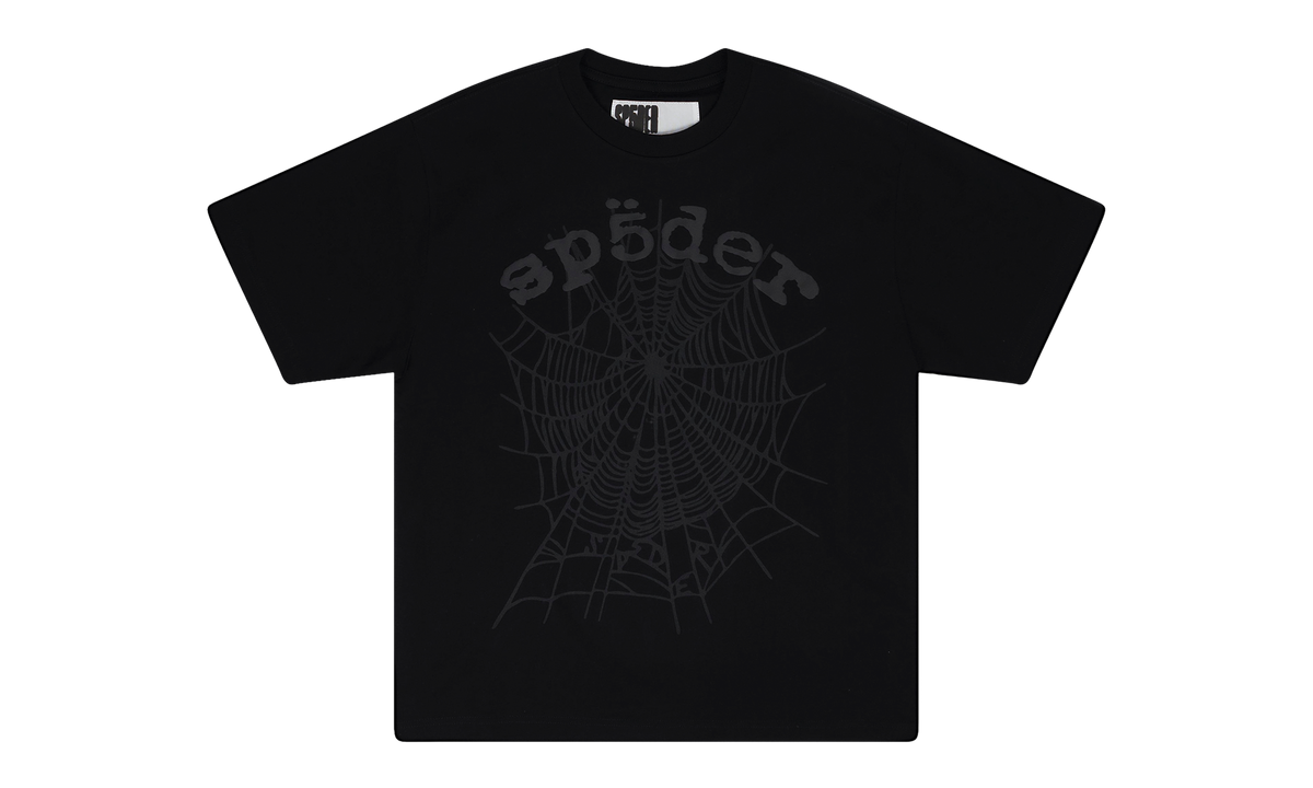 Black Phantom OG Web T-Shirt "Black" SP5der448