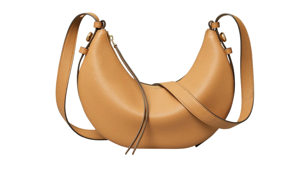 Tory Burch Romy Half Moon Bag "Tiramisu" 178677 227