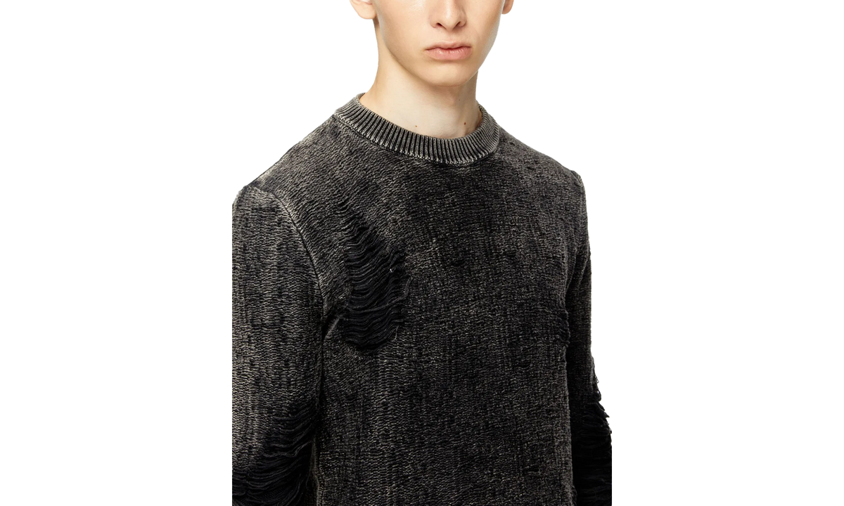 Diesel Distressed Sweater "Black" A218760LKDP900