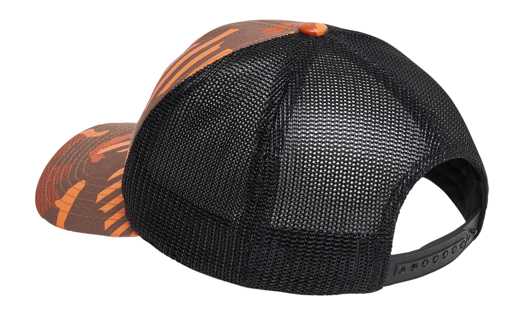 Oakley B1B HDO Patch Trucker Hat "Orange Stripe / Grip Camo" FOS900906 9YW