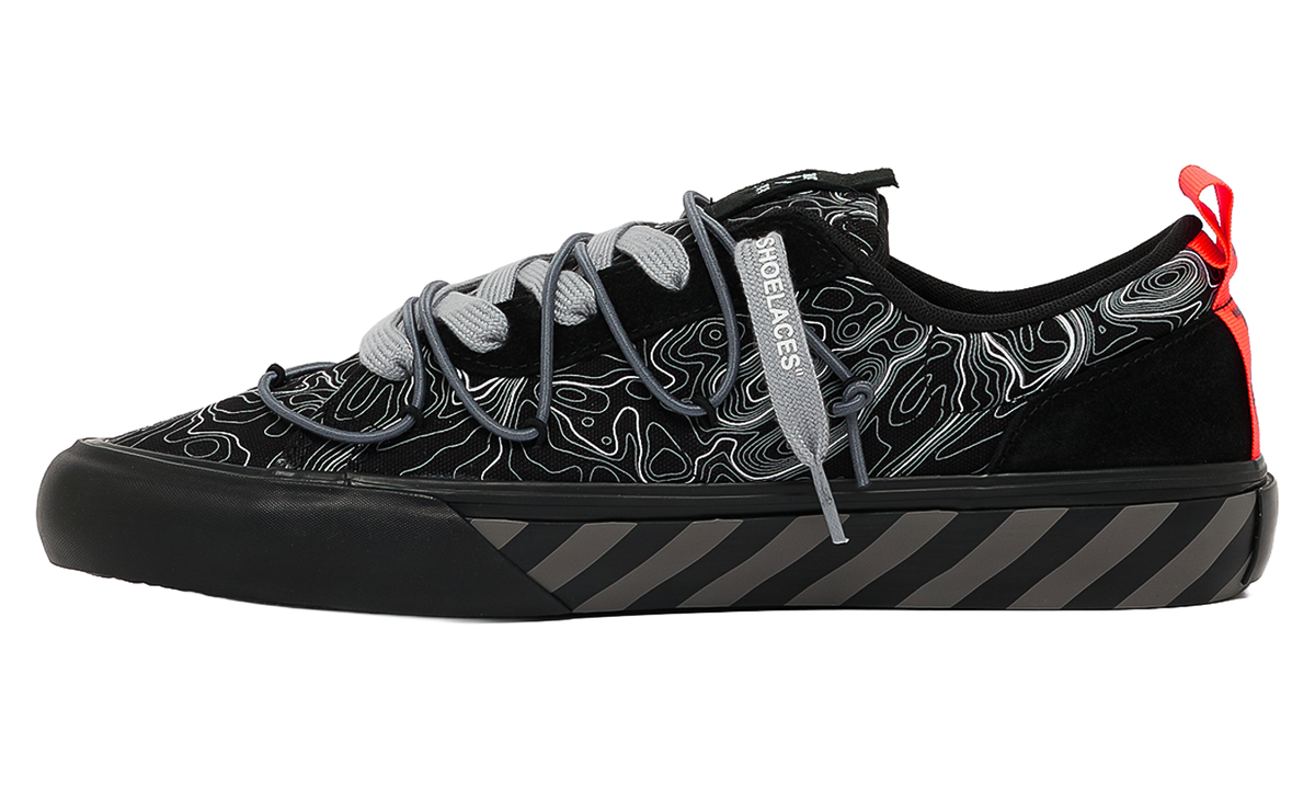 OFF-WHITE L/AB Tape Vulcanized Sneakers "Black / Grey" OF05816004