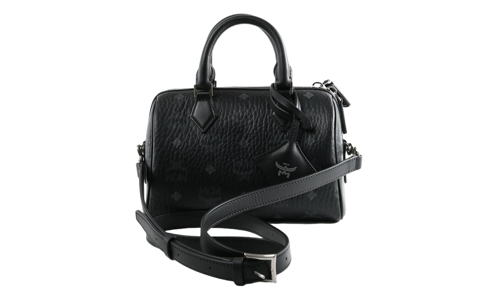 Mcm Ella VI Boston Small Bag "Black" MWBGSEA02 BLACK