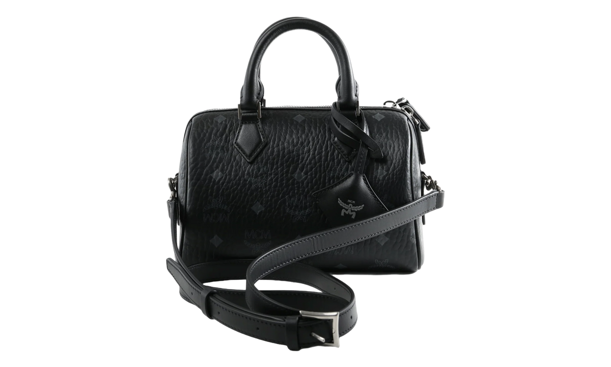 Mcm Ella VI Boston Small Bag "Black" MWBGSEA02 BLACK