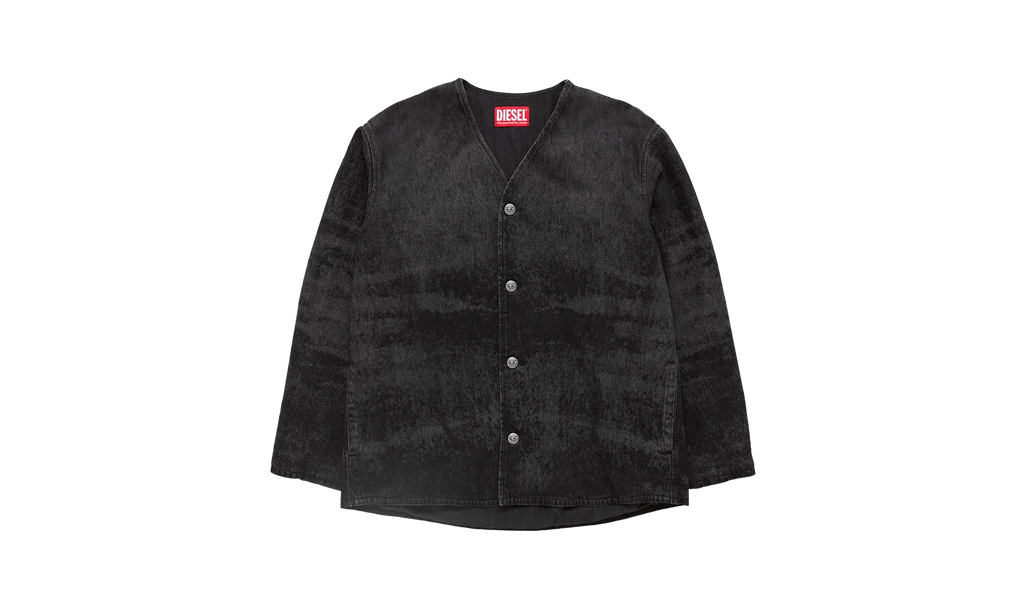 Diesel Denim Cardigan Jacket "Black" A21637007DB02