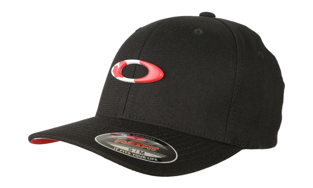 Oakley Tincan Flag Canada Baseball Cap "Blackout" FOS900115 02E