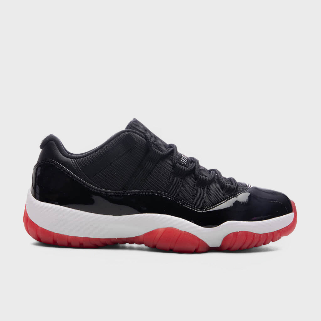 Air Jordan 11 Retro Low 'Bred' (GS) - Black/Varsity Red/White