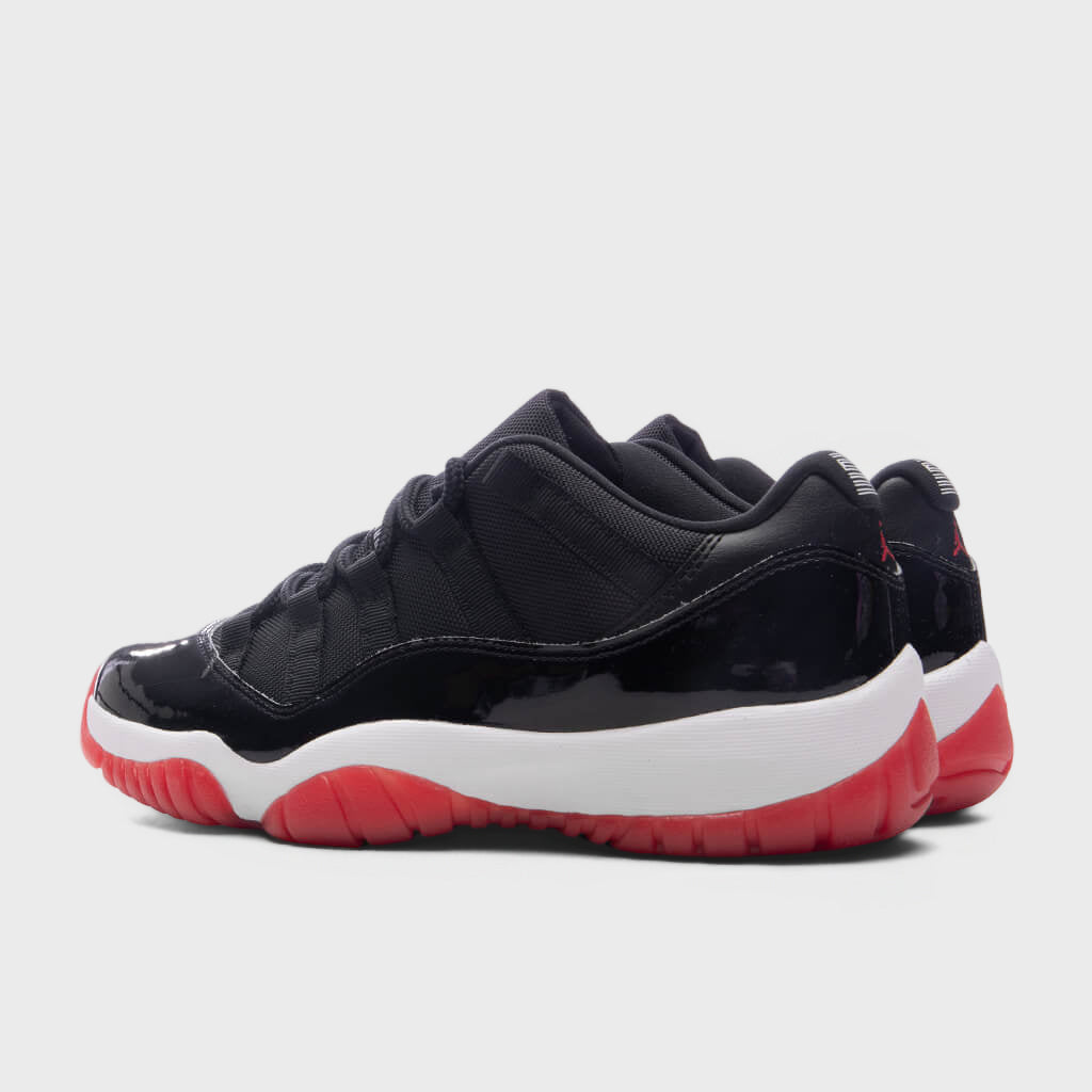 Air Jordan 11 Retro Low 'Bred' (GS) - Black/Varsity Red/White