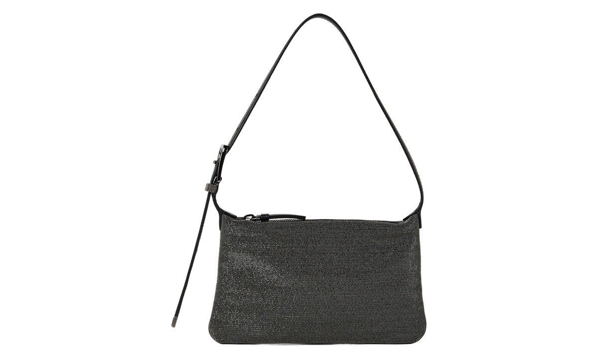 Brunello Cucinelli Textured Shoulder Bag WMNS "Ultrablack" BRUN1897