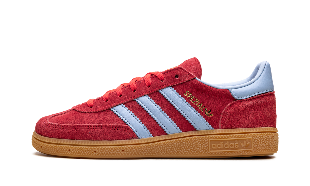 Adidas Handball Spezial WMNS "Lucid Red Glow Blue Gum" JR3607