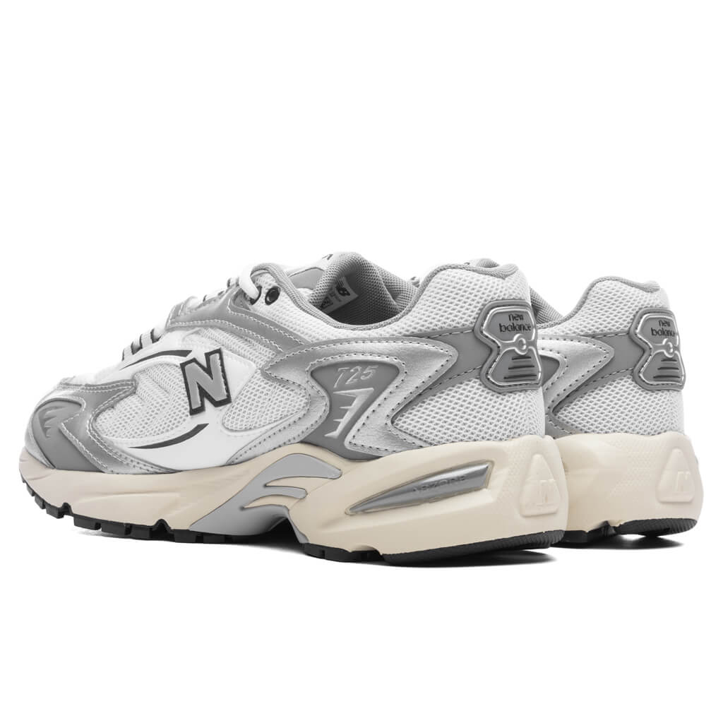 New Balance 725v1 - White/Metallic Silver/Slate Grey