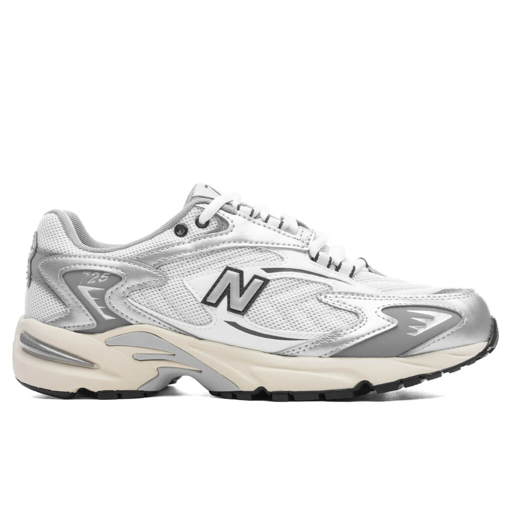 New Balance 725v1 - White/Metallic Silver/Slate Grey