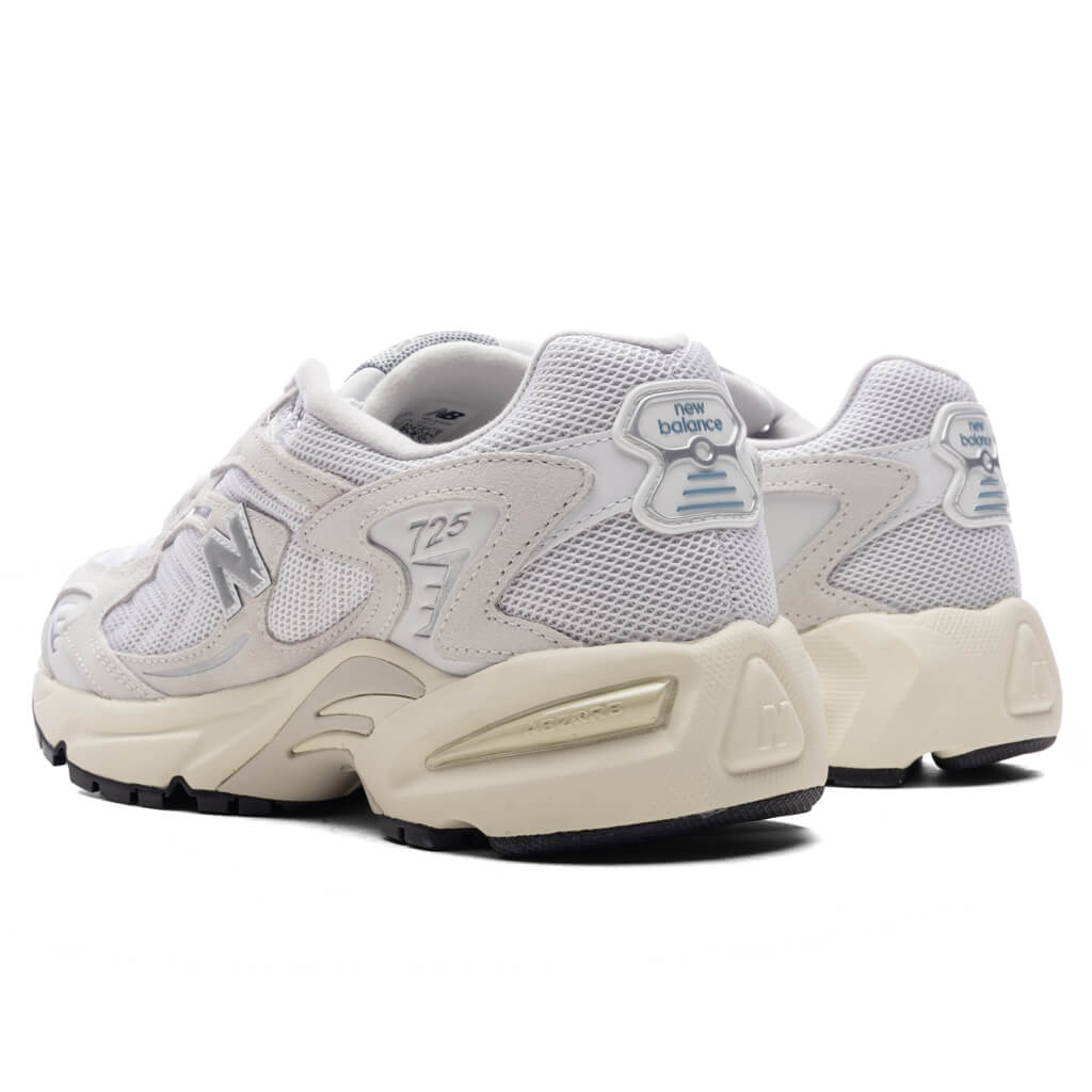 New Balance 725 - White/Reflection/Metallic Silver