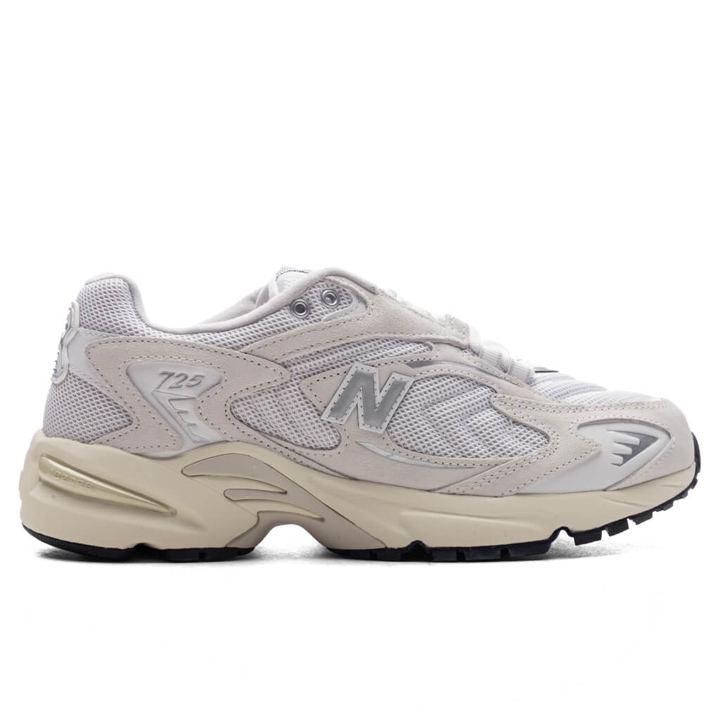 New Balance 725 - White/Reflection/Metallic Silver