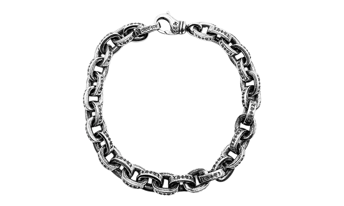 Chrome Hearts XL Paper Chain Bracelet "8 inch - Sterling SIlver" CHRM0960