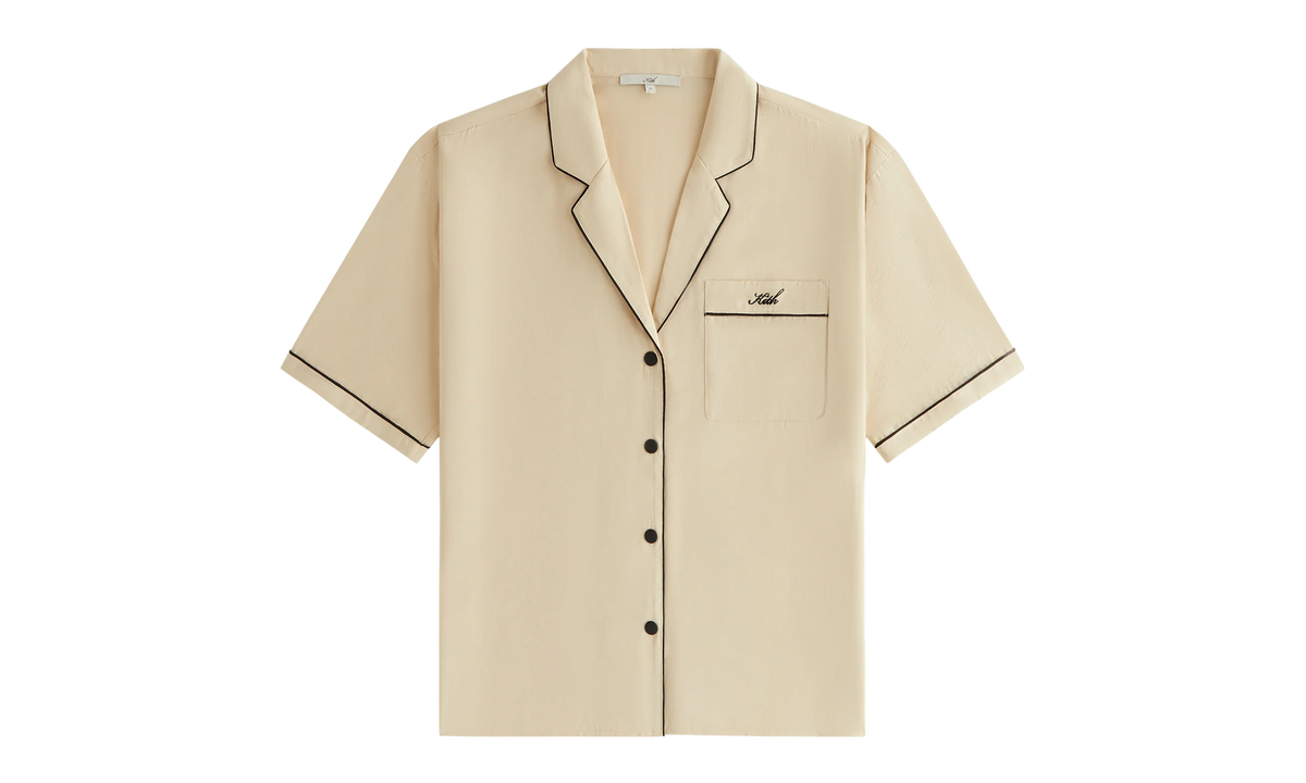 Kith Elena II Snap Front Shirt WMNS "Beige" KHW030587 270