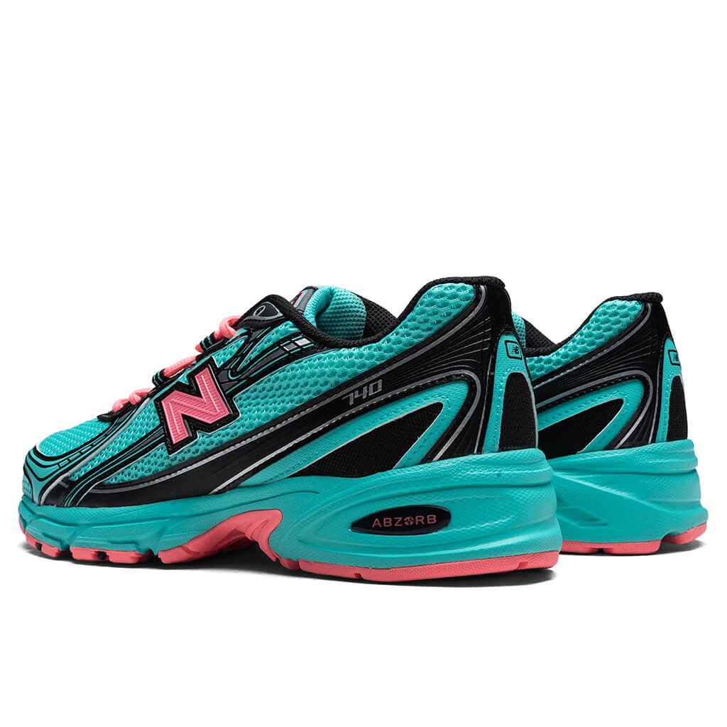 New Balance 740 - Cyber Jade/Ultra Pink/Black/Silver Metallic