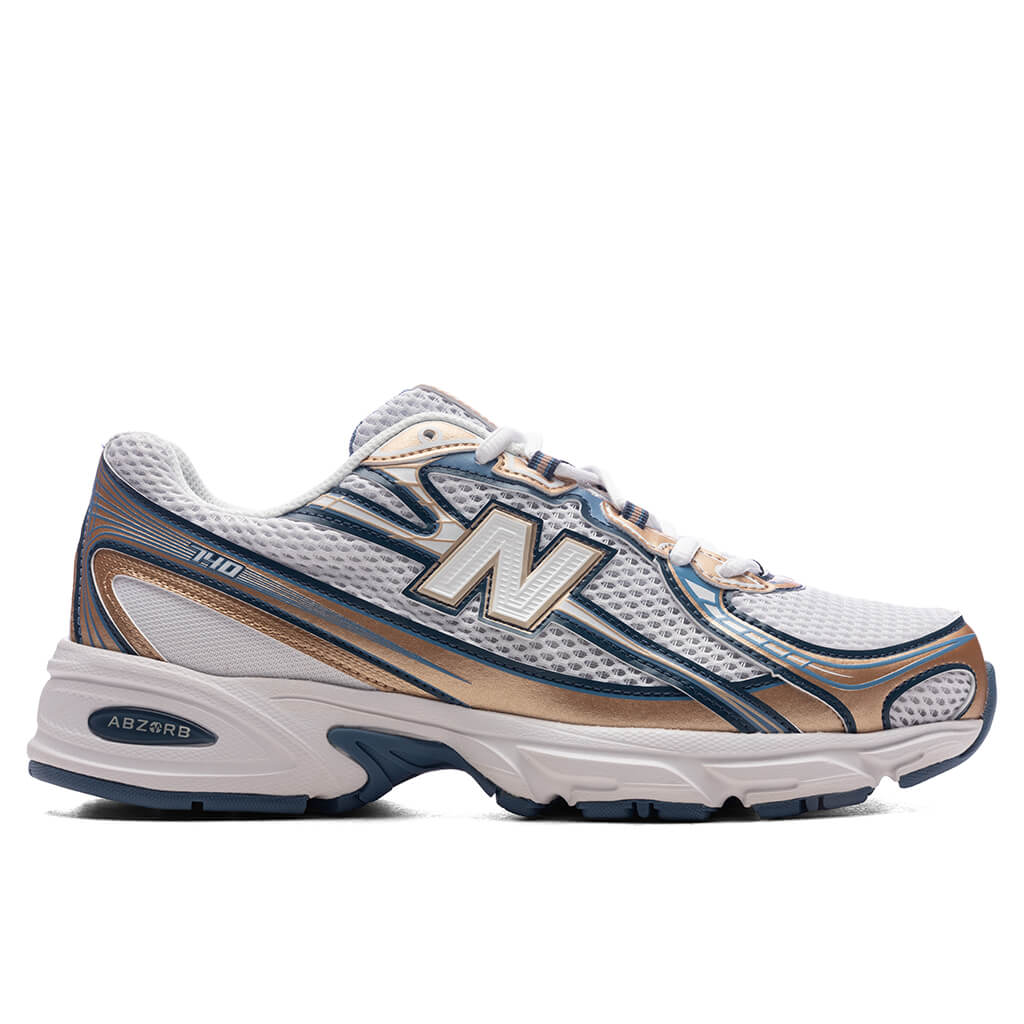 New Balance 740 - Heron Blue/Vintage Indigo/Gold Metallic/Sea Salt