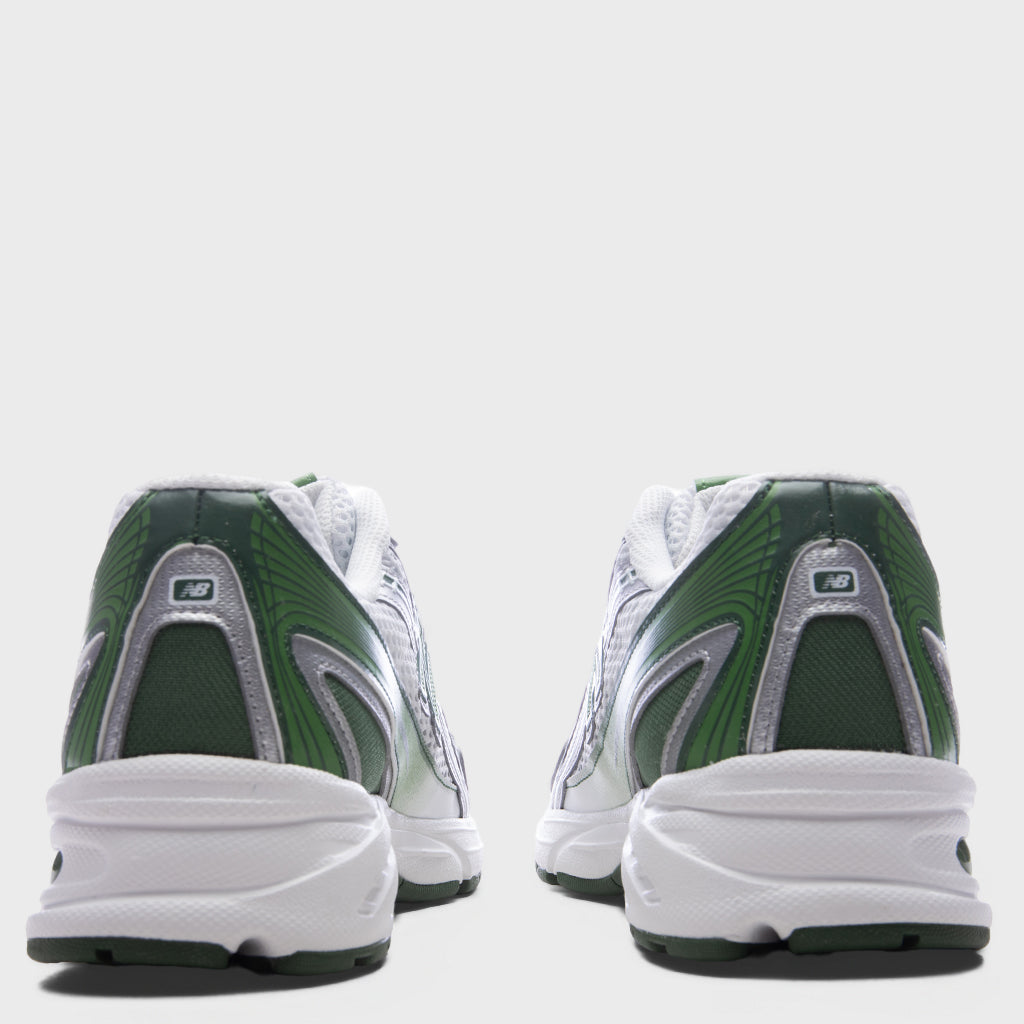 New Balance 740 - White/Alpine Green/Silver Metallic