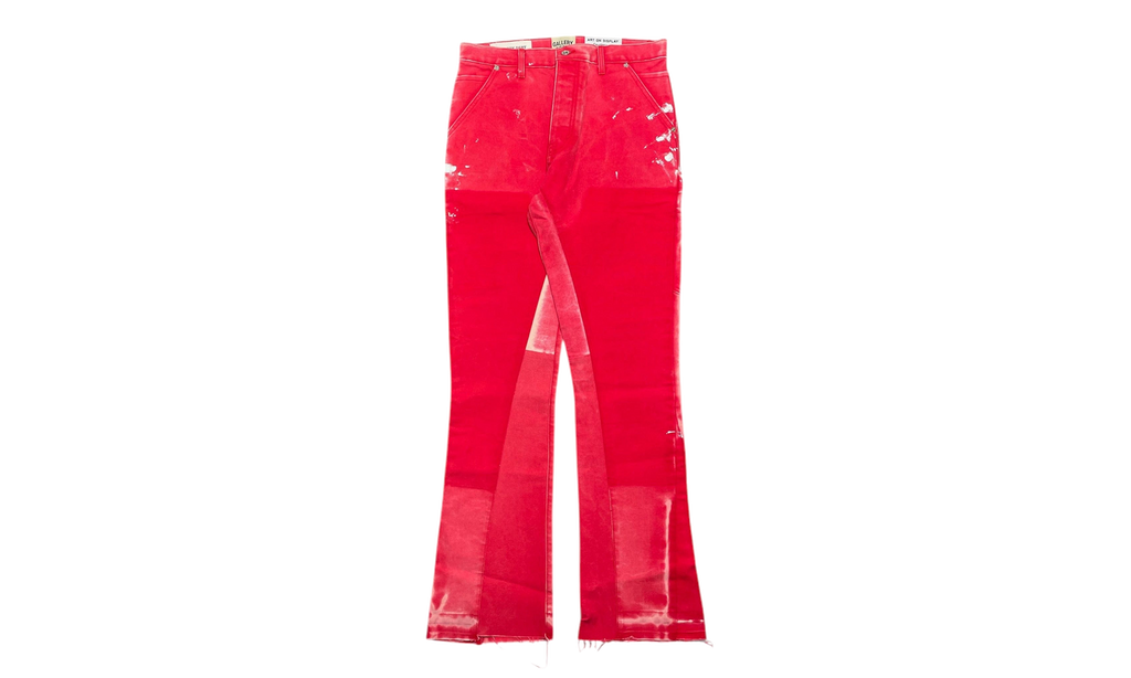 Gallery Dept LA Flare Carpenter Pants Paint Splatter "Red Multi" GDPSLFJR
