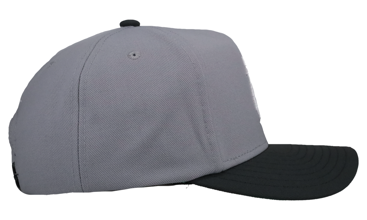 MITCHELL & NESS New York Yankees 1998 WS A Frame Snapback Hat "Grey / Dark Grey Metallic" MN003
