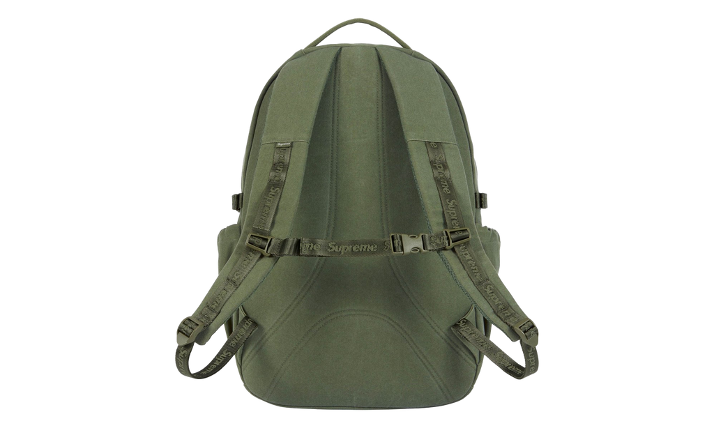 Supreme Logo Backpack "SS25 - Olive" SU25312