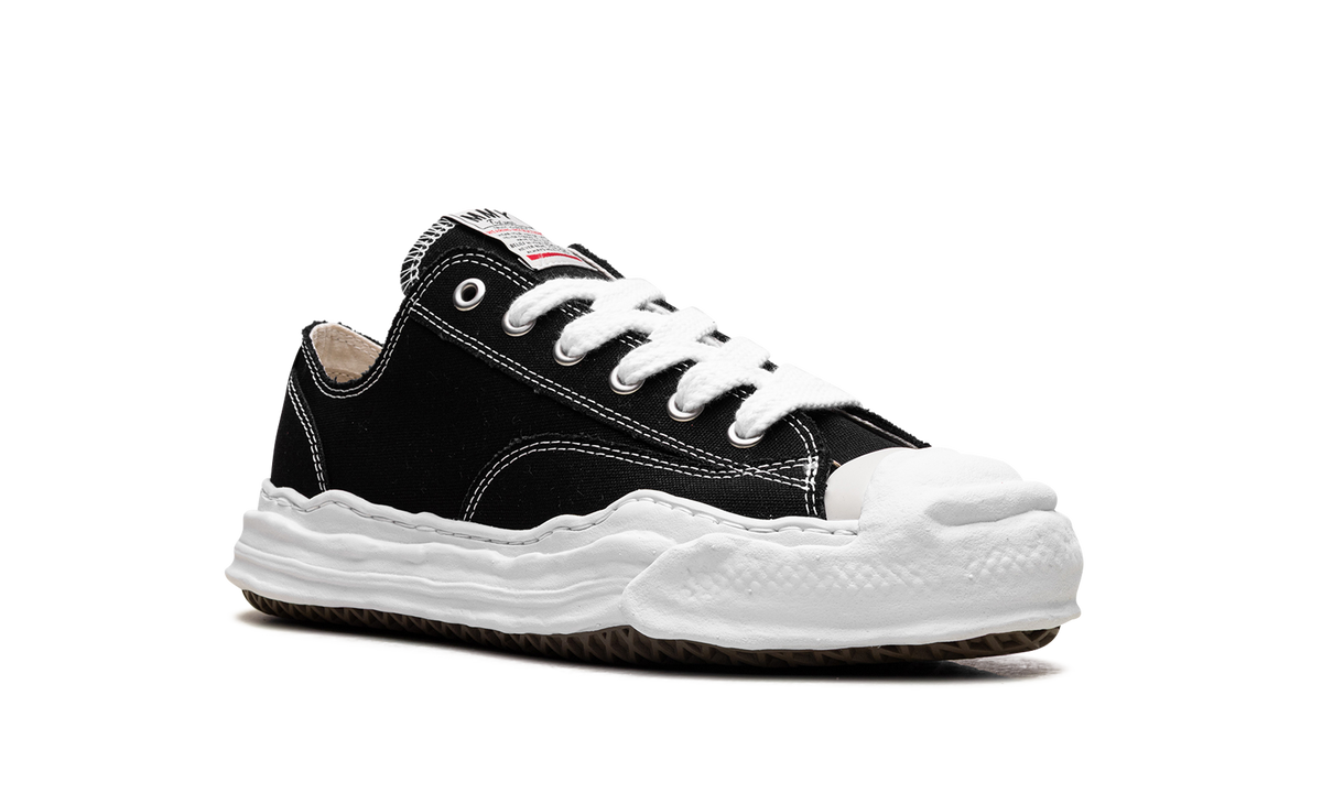 Maison Mihara Yasuhiro Hank OG Sole Canvas Low "Black / White" A05FW702 BLK