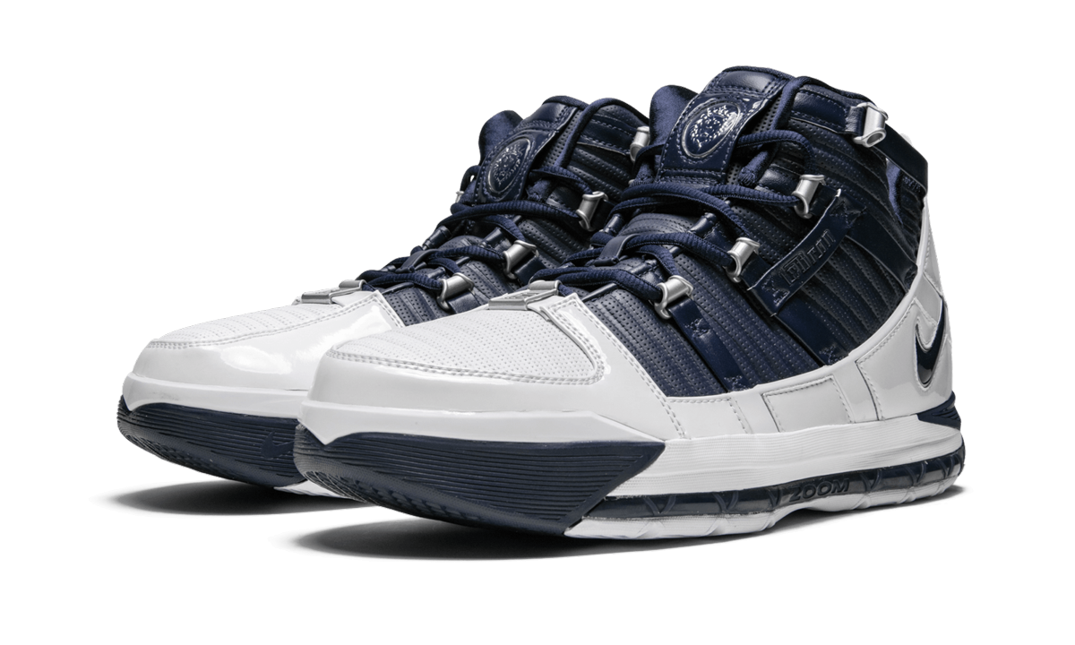 Nike Zoom Lebron 3 QS "White/Navy" AO2434 103