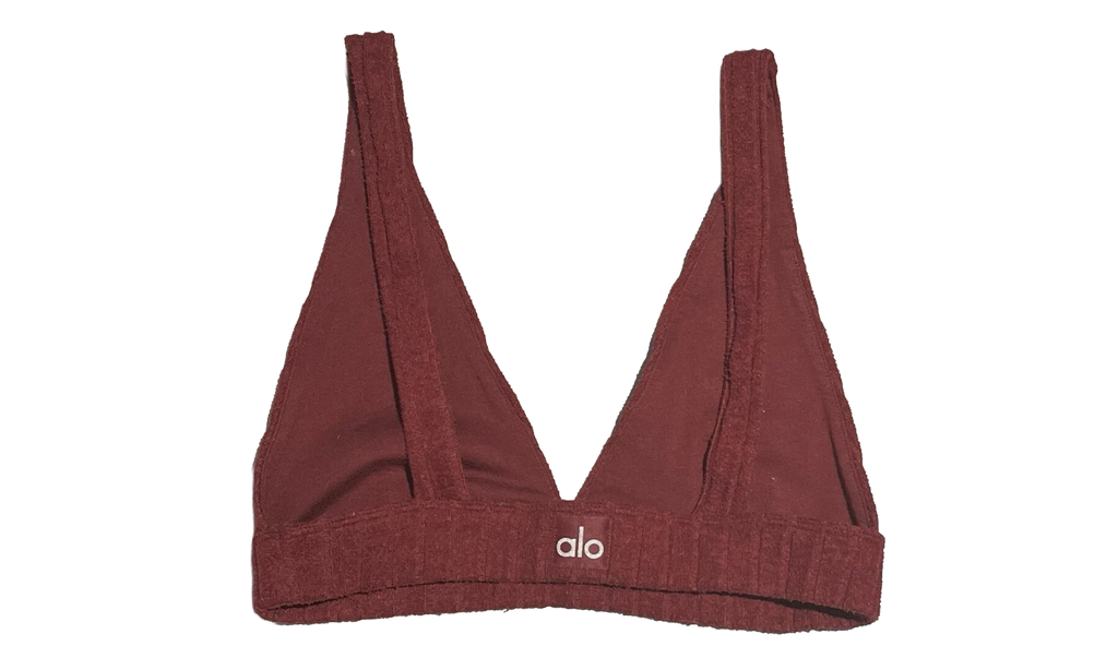 Ribbed Take Comfort Sports Bra WMNS "Cranberry" ALO19