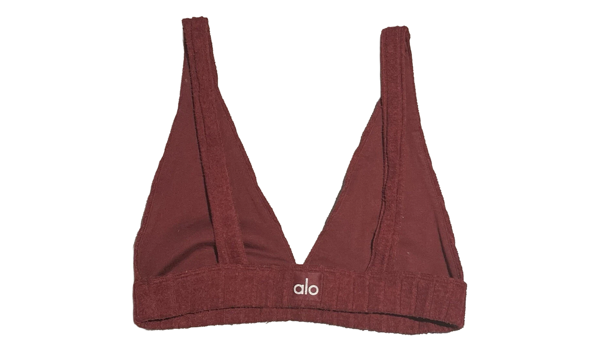 Ribbed Take Comfort Sports Bra WMNS "Cranberry" ALO19