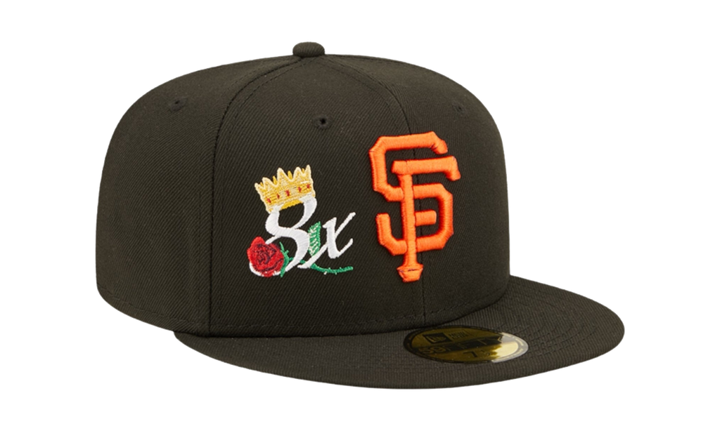 New Era 59FIFTY MLB San Francisco Giants Crown 8X Champs Fitted Hat "Black" NE493