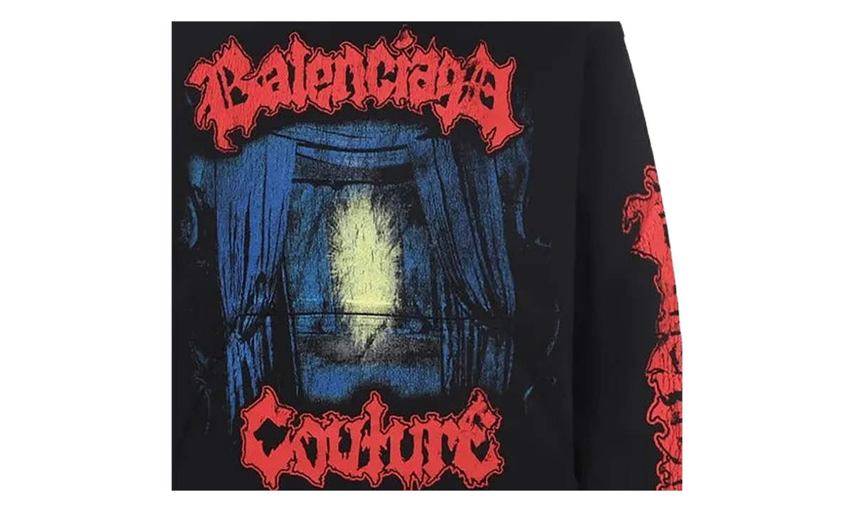 Balenciaga Medium Fit Hoodie WMNS "Black" 851238 TUVD9 1000