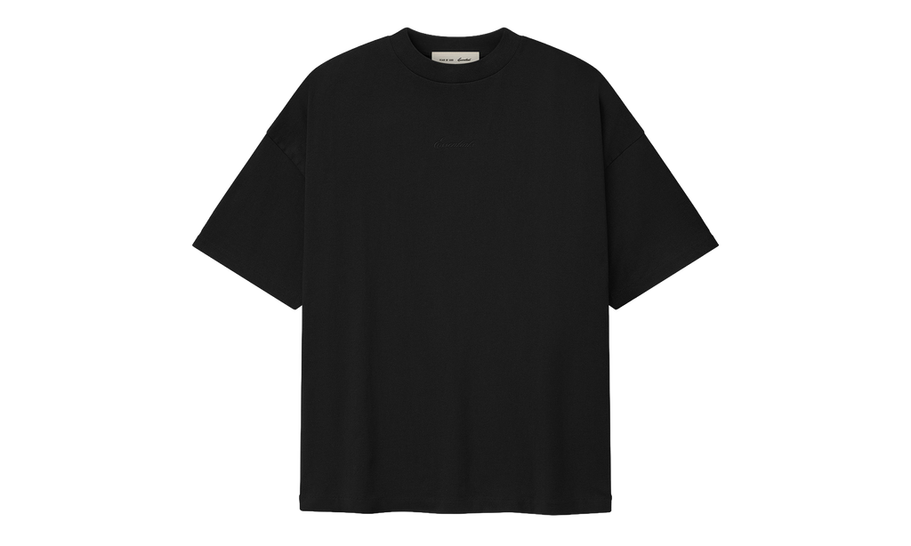 Fear of God Essentials Signature 90s Short Sleeve Tee "Black" 125SP264591F