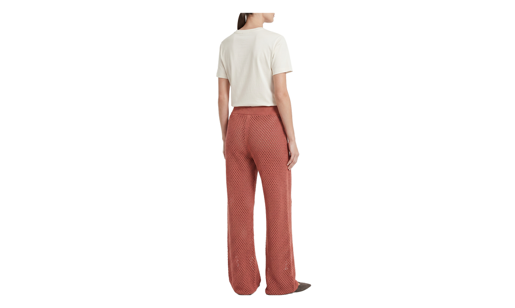 Brunello Cucinelli Relaxed Knit Trousers WMNS "Rust" BRUN1638