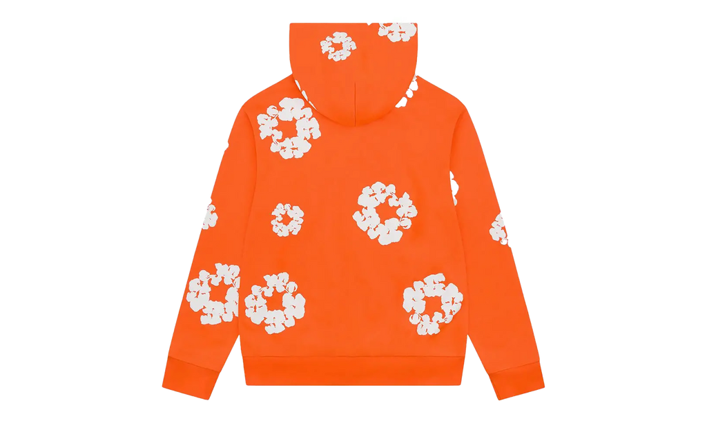 Denim Tears Cotton Wreath Zip Hoodie "Orange" DT452