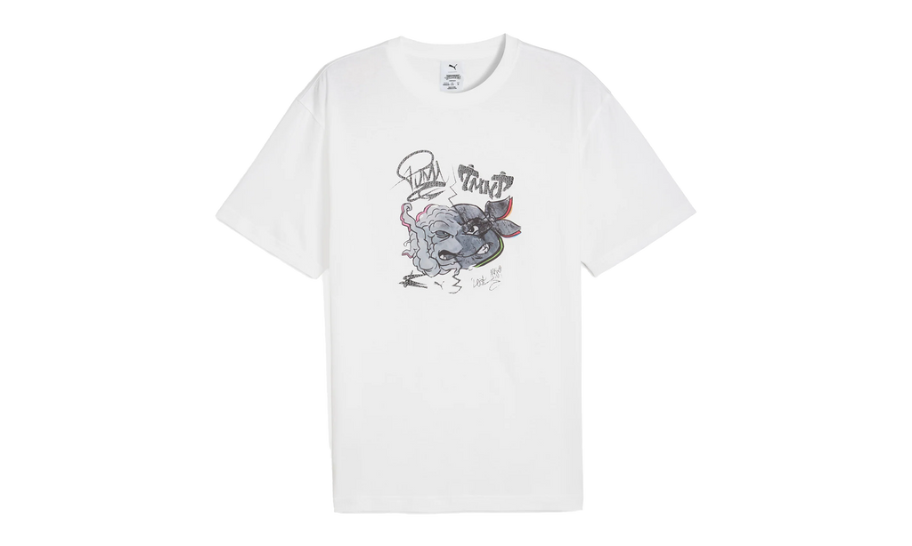 Puma RELAXED GRAPHIC TEE "TMNT - White" 630099 02