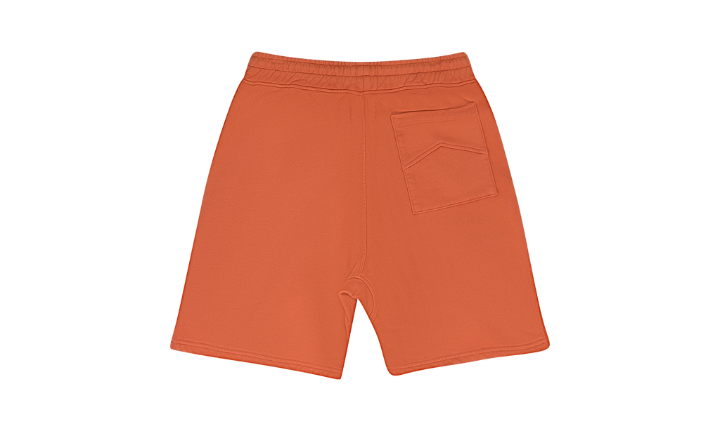 Rhude SCRIPT LOGO SHORTS "ORANGE" RHSS23SH49826120 VTO