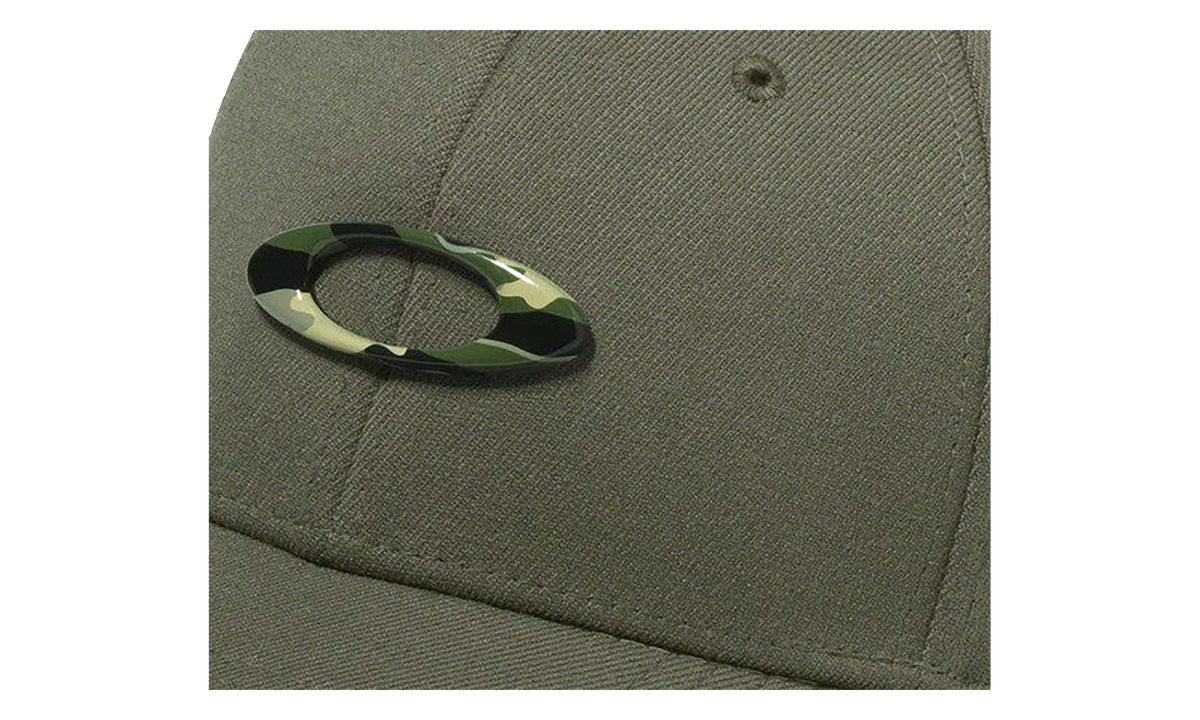 Oakley Tincan Fitted Cap "Worn Olive / Graphic Camo" 911545 70L
