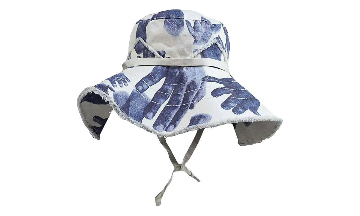 DENIM TEARS Levi's Sun Hat "White / Indigo" DT1009