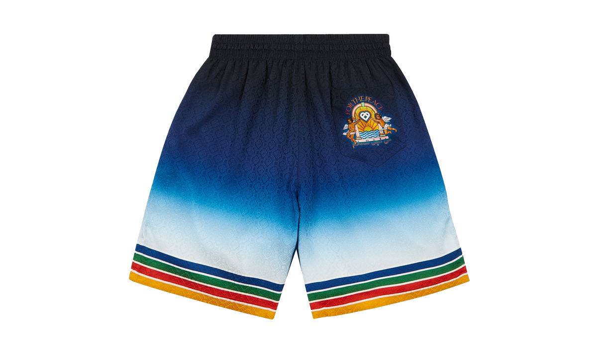Casablanca Studio de Musique Silk Short "Black / Multi" MF23 TR 012 12