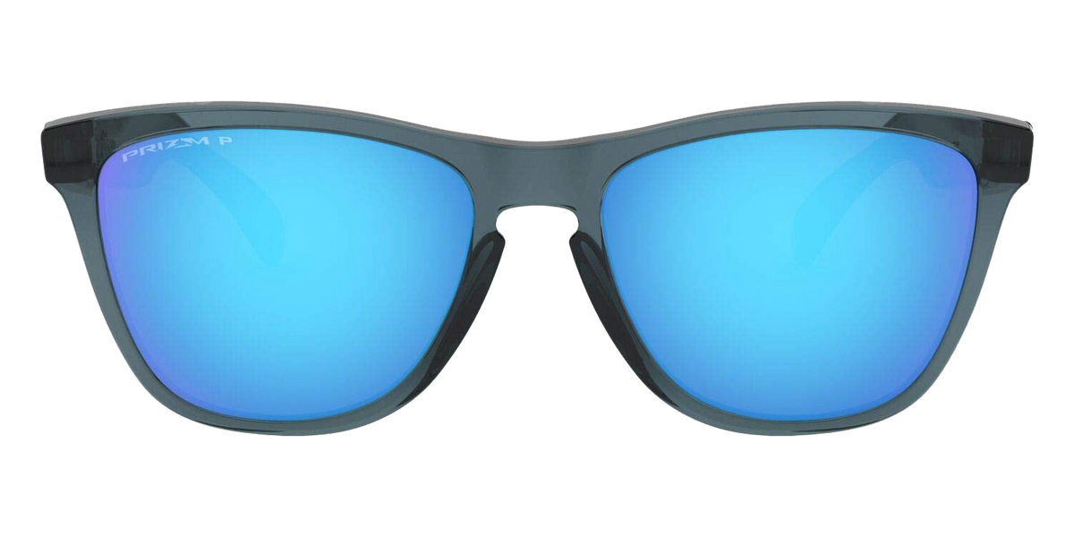 Oakley Frogskins Polarized Sunglasses "Crystal Black / PRIZM Sapphire Irid" OO9013 F6